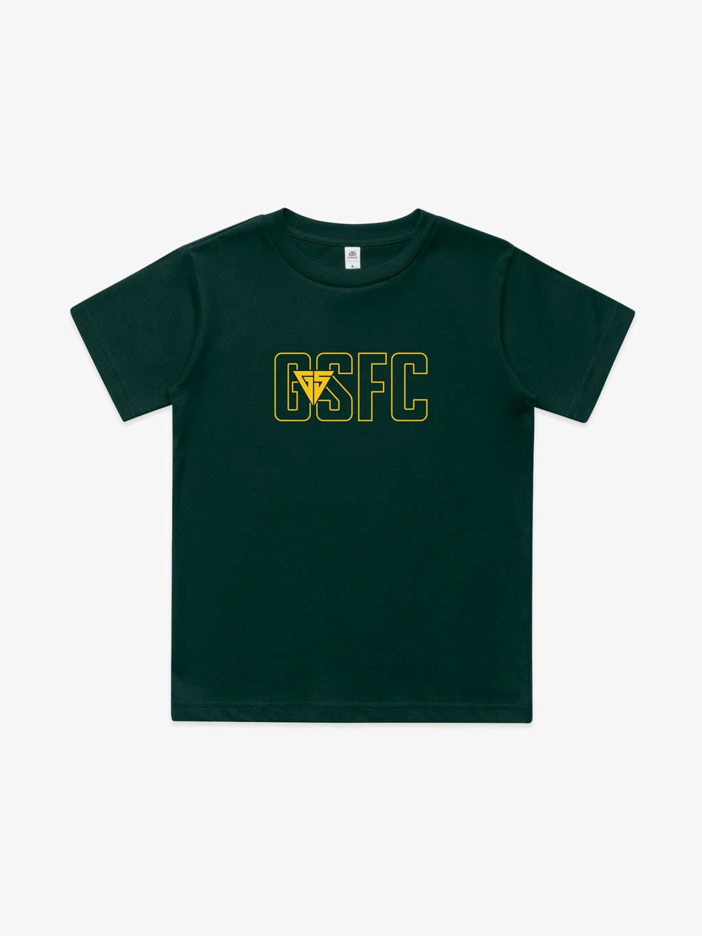 Ground Up GSFC Acronym Gold Kids T-Shirt