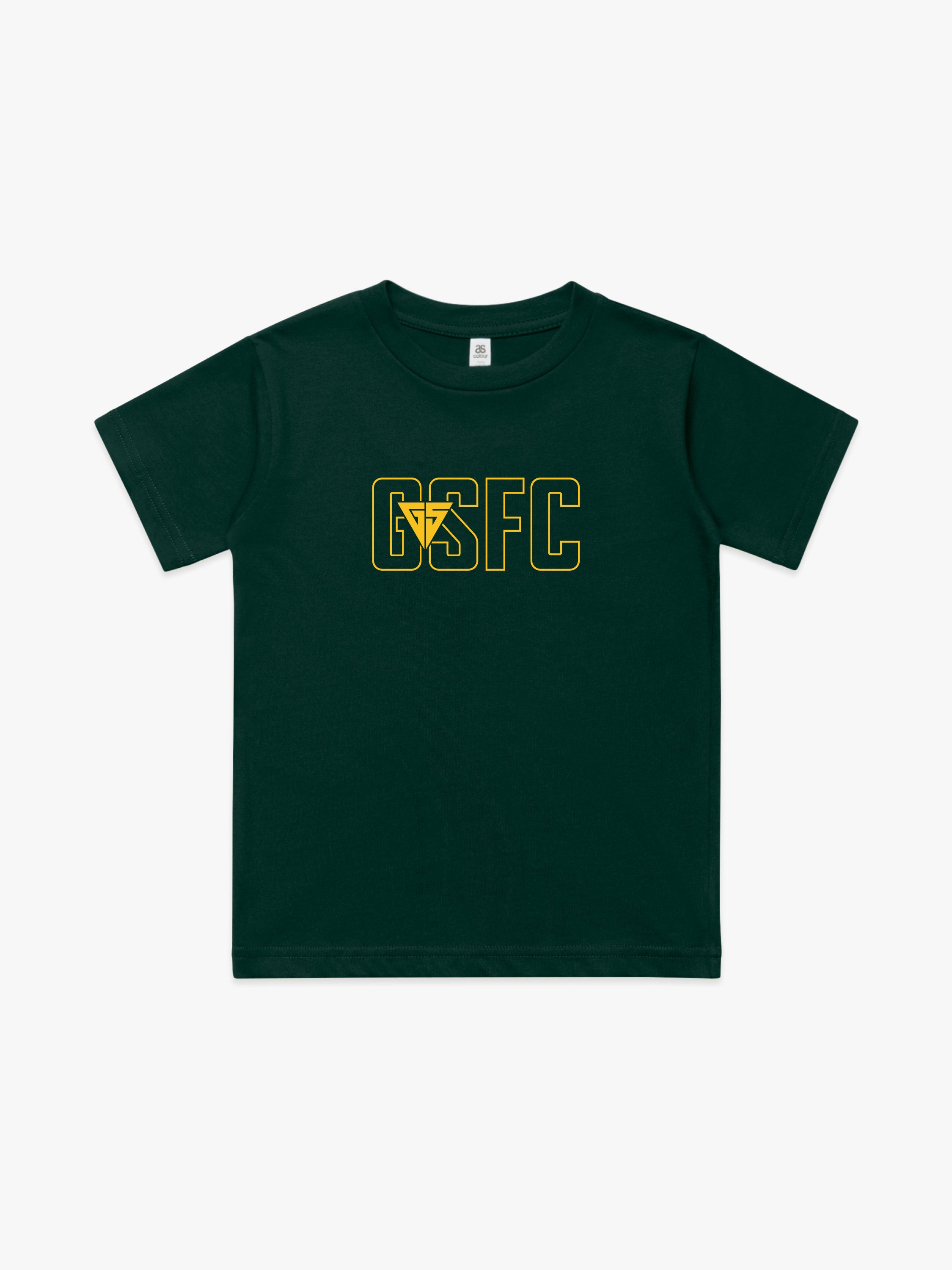 Ground Up GSFC Acronym Gold Youth T-Shirt