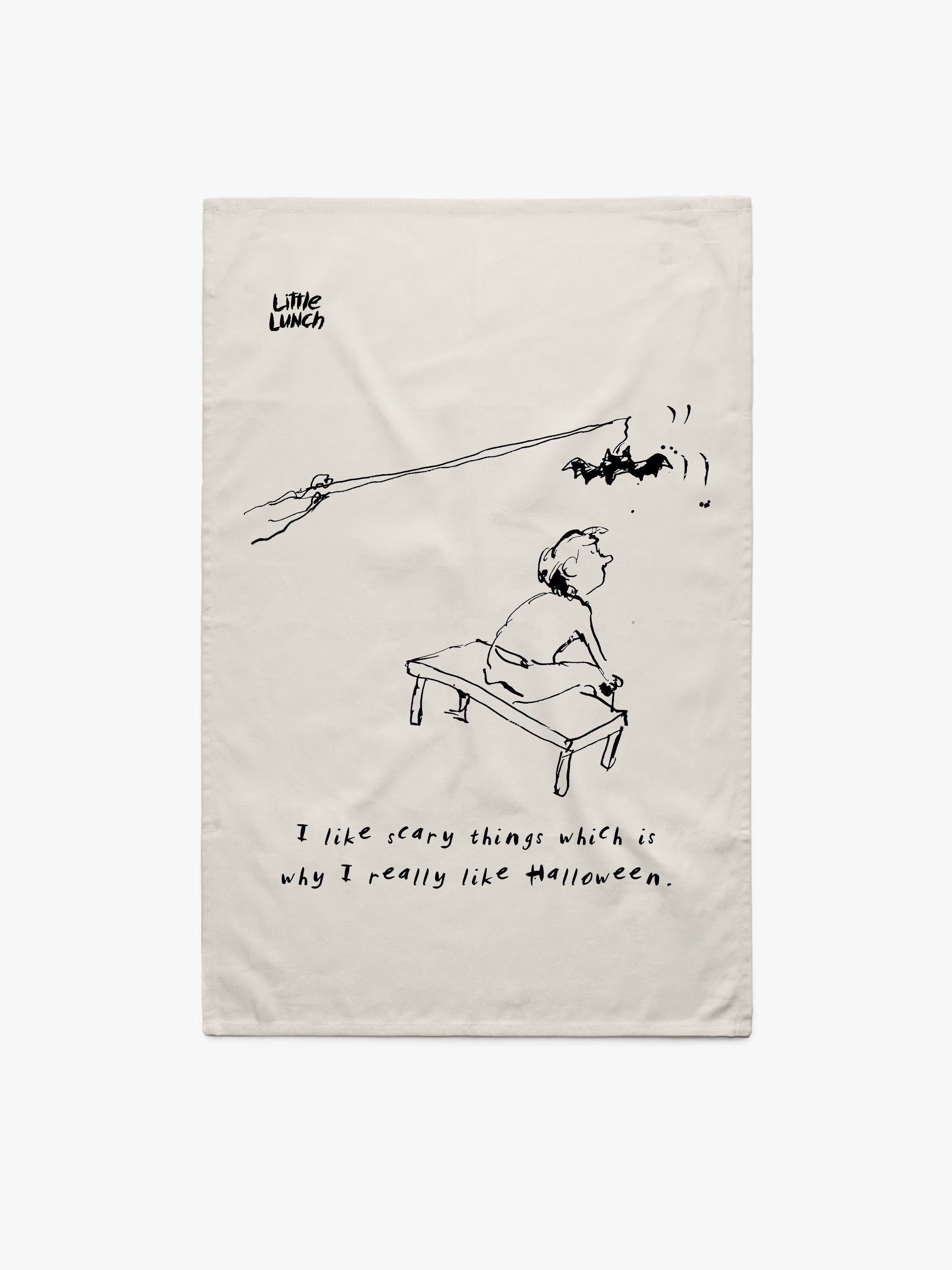 Little Lunch The Halloween Horror Story Tea Towel