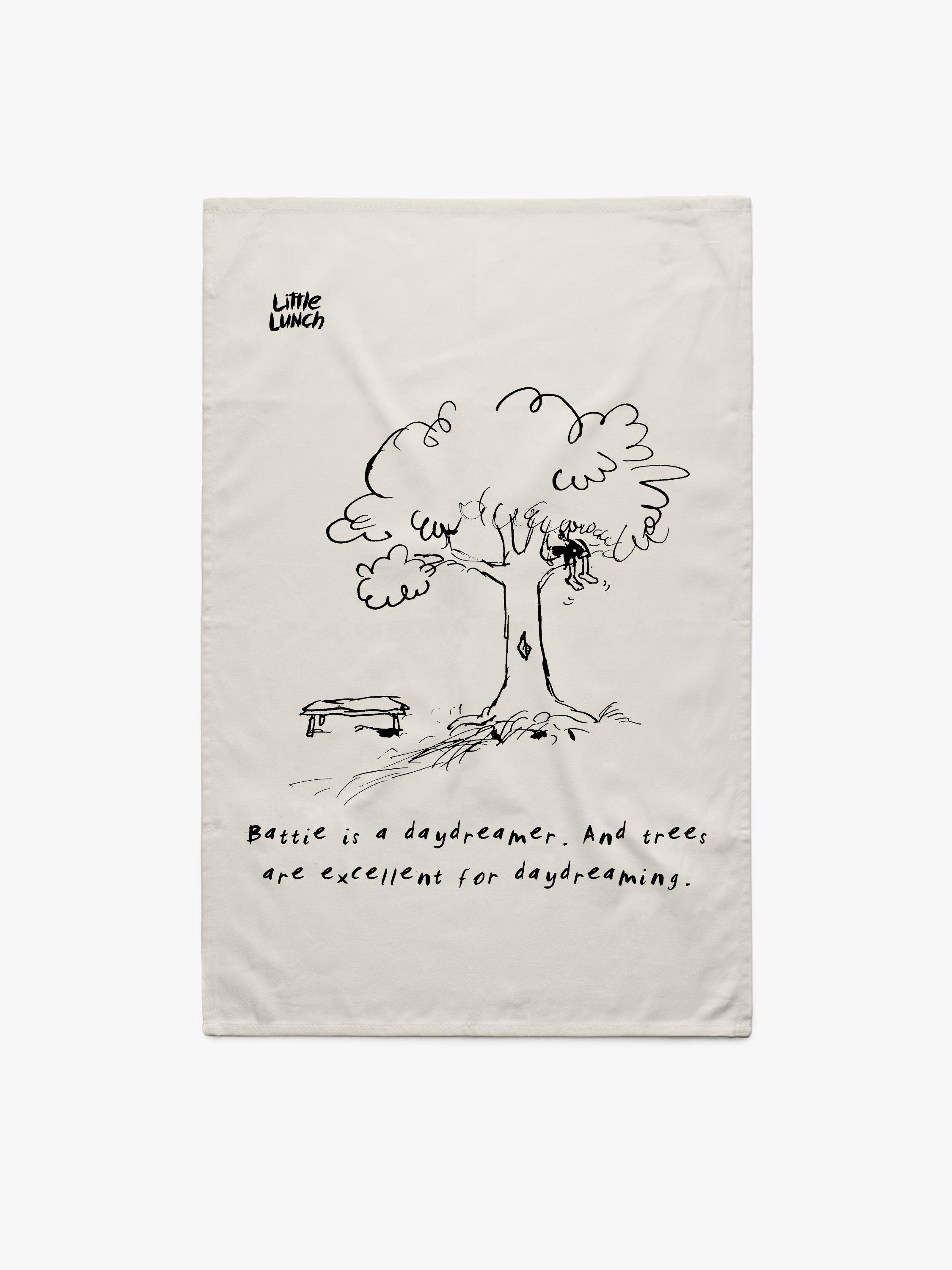 Little Lunch The Old Climbing Tree Tea Towel