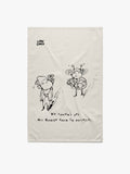 Little Lunch The Top Of The Fireman'S Pole Tea Towel