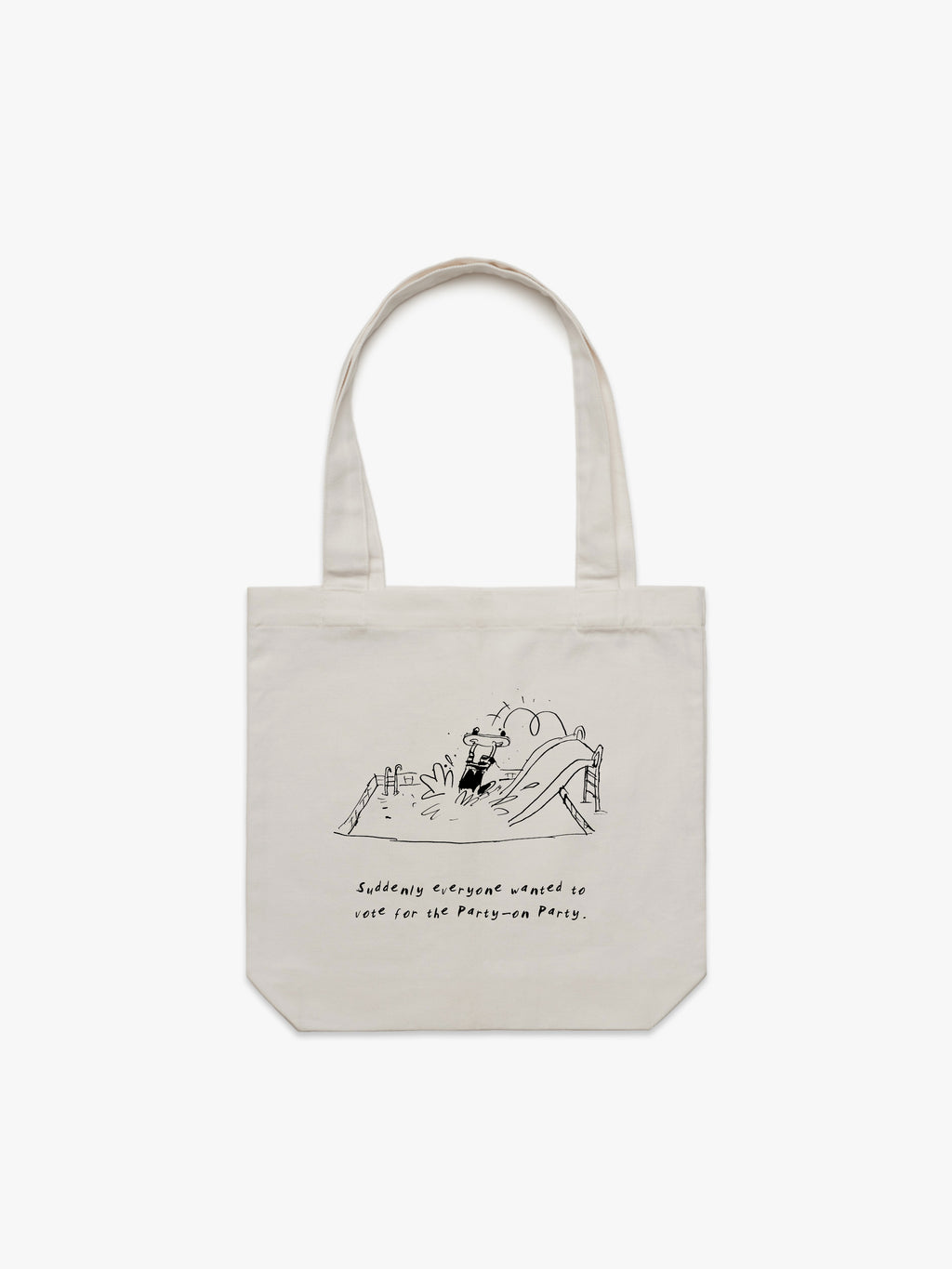 Little Lunch Mitch Vane Illustration The Election Tote Bag