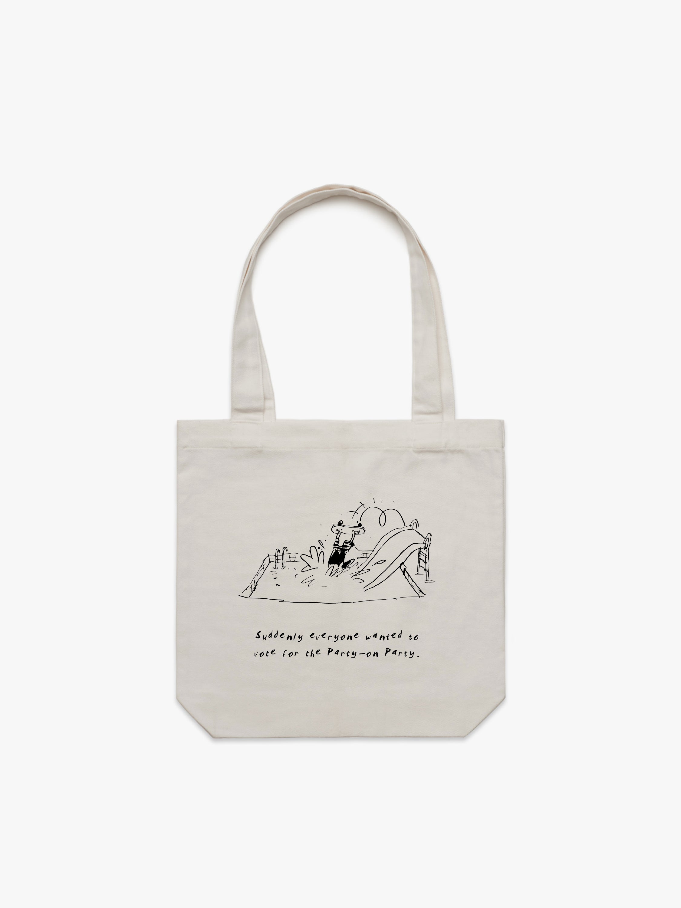 Little Lunch Mitch Vane Illustration The Election Tote Bag