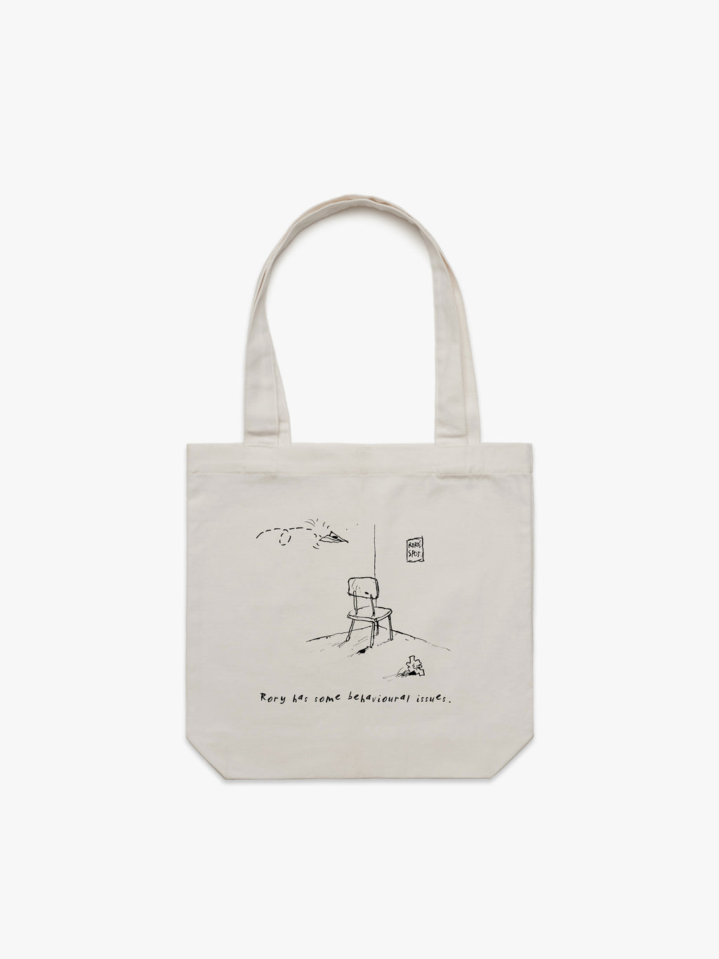 Little Lunch Mitch Vane Illustration The Principals Office Tote Bag