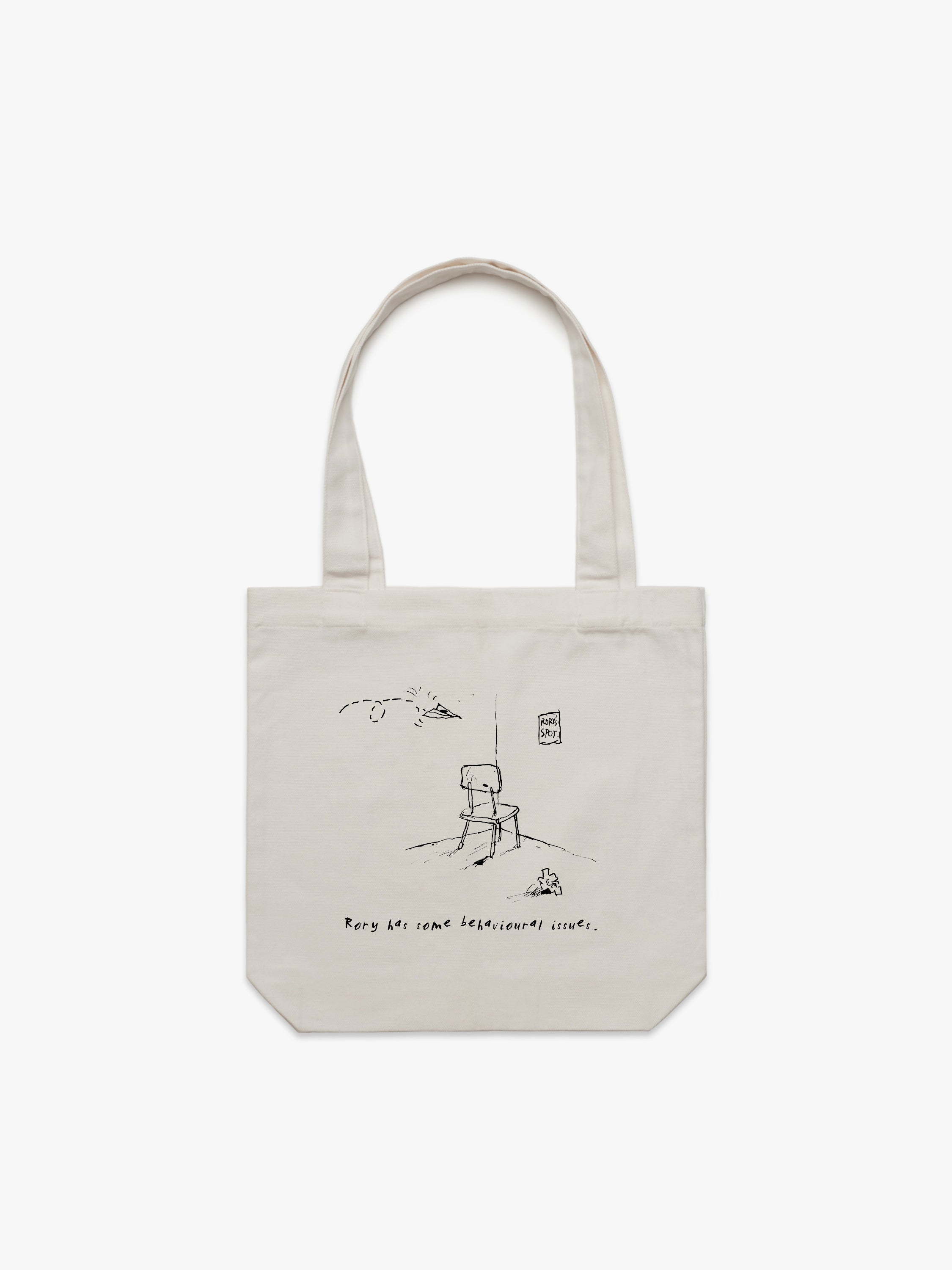 Little Lunch Mitch Vane Illustration The Principals Office Tote Bag