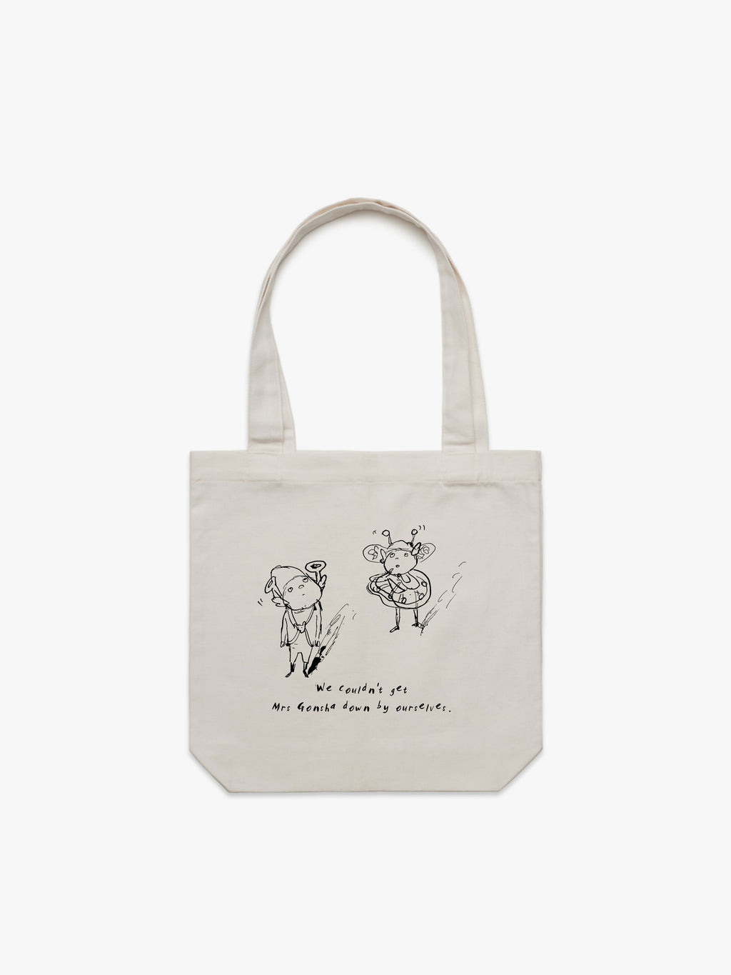 Little Lunch Mitch Vane Illustration The Top Of The Fireman'S Pole Tote Bag