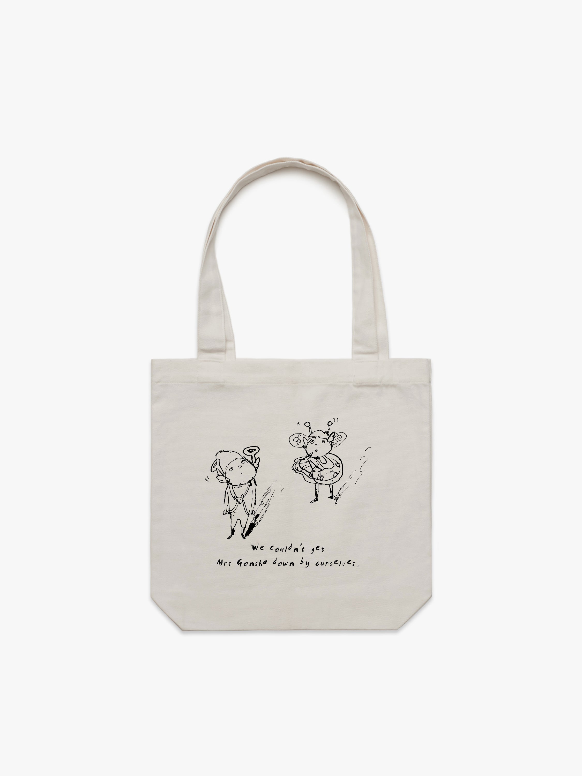 Little Lunch Mitch Vane Illustration The Top Of The Fireman'S Pole Tote Bag