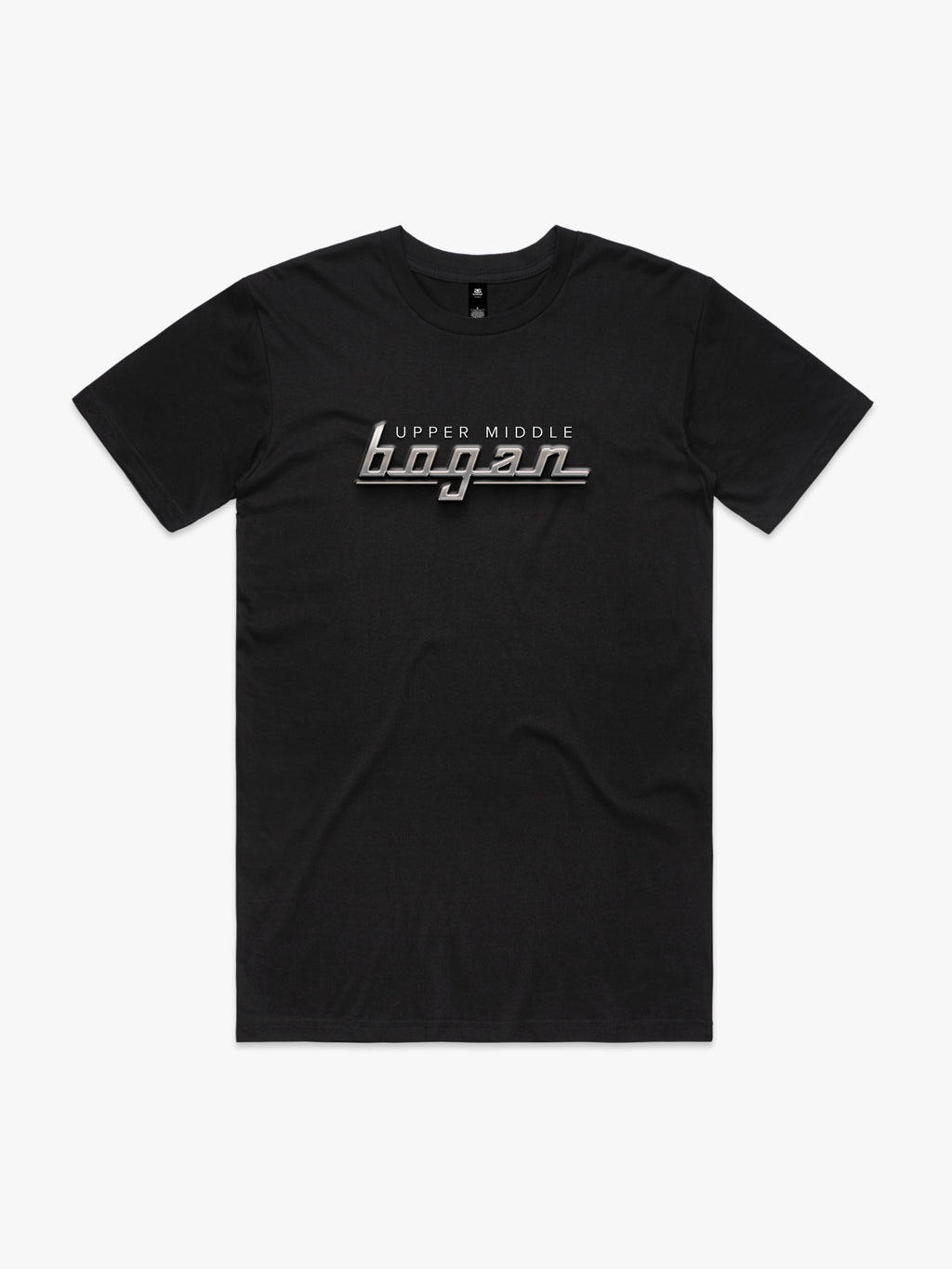 Upper Middle Bogan Chrome Logo Mens T-Shirt