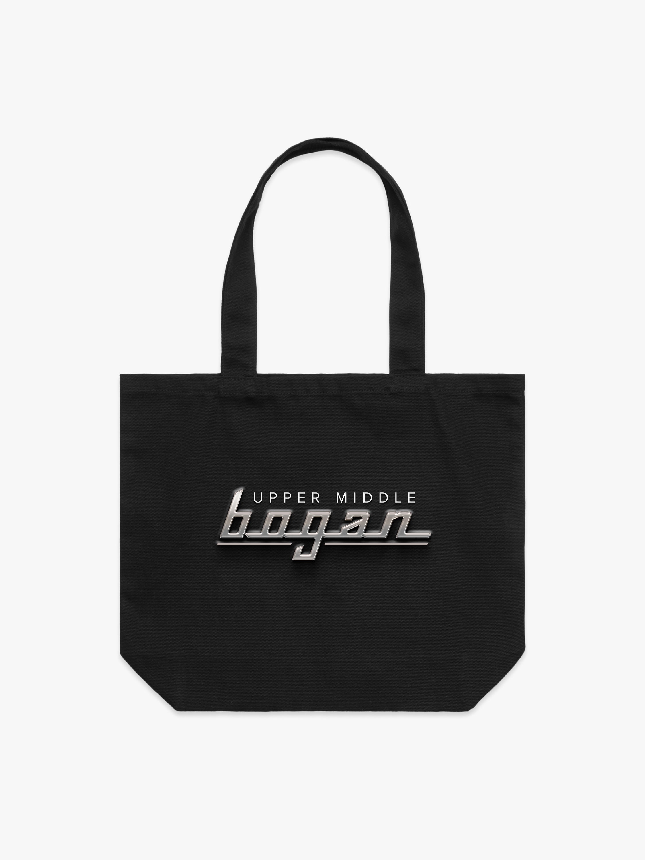 Upper Middle Bogan Chrome Logo Tote Bag