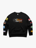 Upper Middle Bogan Wheeler Racing, Racing Crew Womens Sweatshirt